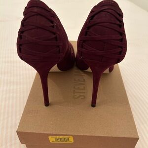 Steve Madden Deep Burgundy Heels